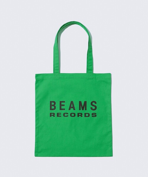 BEAMS RECORDS（ビームスレコーズ）の「BEAMS RECORDS / LOGO PRINT TOTE（トートバッグ・メンズ・レッド/サックスブルー/ブラック/グリーン・ONE SIZE）」の16枚目の写真