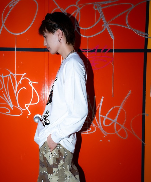 En serio TOKYO(エンソリオトーキョー)の「【SIDEWAYSTANCE】オーディオダウナーベア長袖Tシャツ 70538(Tシャツ/カットソー・メンズ・ホワイト/ブラック・SMALL/MEDIUM/LARGE/X-LARGE)」の16枚目の写真