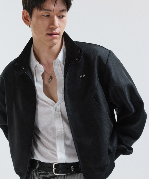 51%(フィフティーワンパーセント)の「Harrington jacket - black(ブルゾン・メンズ・その他・MEDIUM/LARGE)」の1枚目の写真