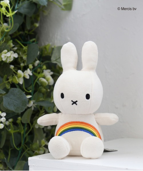 MARK'S(マークス)の「BON TON TOYS miffy 18cm Corduroy ぬいぐるみ(おもちゃ・レディース・ホワイト系その他・FREE)」の1枚目の写真