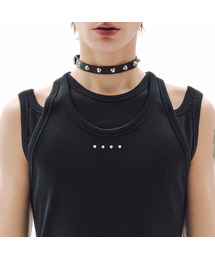 TRIPSHOP（トリップショップ）の「インダスト オーバーラップスリーブレス（Tシャツ/カットソー）」