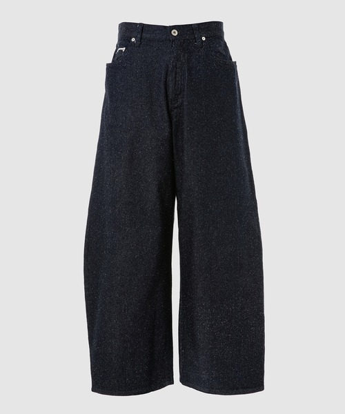 DIGAWEL(ディガウェル)の「Wide jeans(デニムパンツ・メンズ・ネイビー・1/2)」の1枚目の写真