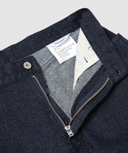 DIGAWEL(ディガウェル)の「Wide jeans(デニムパンツ・メンズ・ネイビー・1/2)」の4枚目の写真