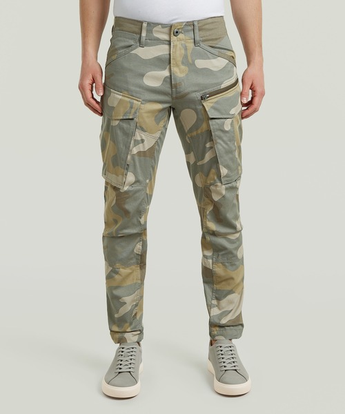 G-STAR(ジースター)の「Rovic Zip 3D Regular Tapered Pants/立体裁断ジップディテールレギュラーテーパードカーゴパンツ/オリジナルカモフラージュ柄(カーゴパンツ・メンズ・カモフラージュ・28/30/29/30/30/30/31/30/32/30/33/30/36/30/34/30)」の2枚目の写真