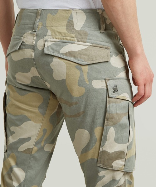 G-STAR(ジースター)の「Rovic Zip 3D Regular Tapered Pants/立体裁断ジップディテールレギュラーテーパードカーゴパンツ/オリジナルカモフラージュ柄(カーゴパンツ・メンズ・カモフラージュ・28/30/29/30/30/30/31/30/32/30/33/30/36/30/34/30)」の4枚目の写真