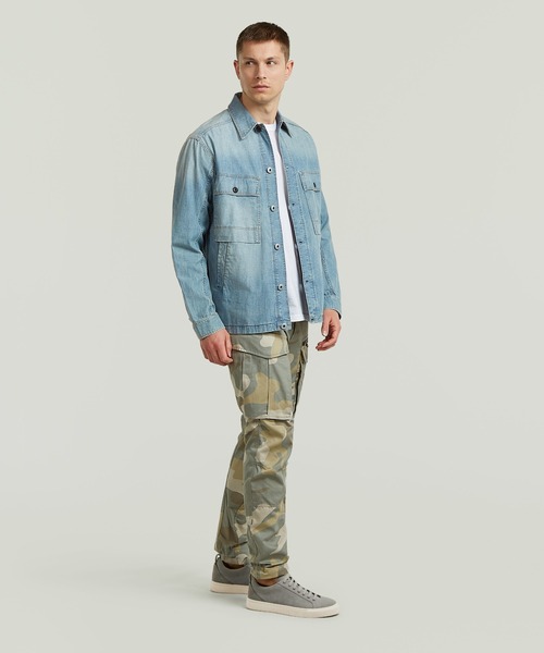 G-STAR(ジースター)の「Rovic Zip 3D Regular Tapered Pants/立体裁断ジップディテールレギュラーテーパードカーゴパンツ/オリジナルカモフラージュ柄(カーゴパンツ・メンズ・カモフラージュ・28/30/29/30/30/30/31/30/32/30/33/30/36/30/34/30)」の6枚目の写真