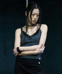 NOT KNOWING（ノットノーイング）の「【NOT KNOWING】Lace Layered Cami Set / 【ノットノーイング】レースレイヤードキャミソールセット（キャミソール）」