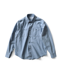 THOMASMORE（トーマスモア）の「ブルーソルト シャンブレーシャツ - インディゴ（シャツ/ブラウス）」