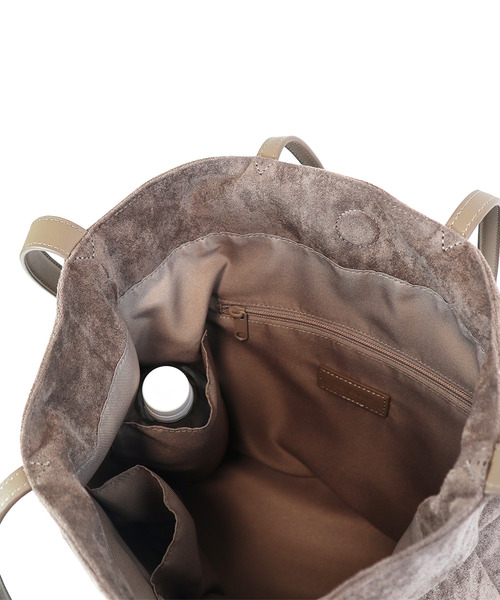 Un coeur(アンクール)の「【Un coeur/アンクール】SUEDE DRAPE 2WAY TOTE / スエード ドレープ 2ウェイショルダー kareem / K906021(ショルダーバッグ・レディース・グレー/キャメル・FREE)」の10枚目の写真