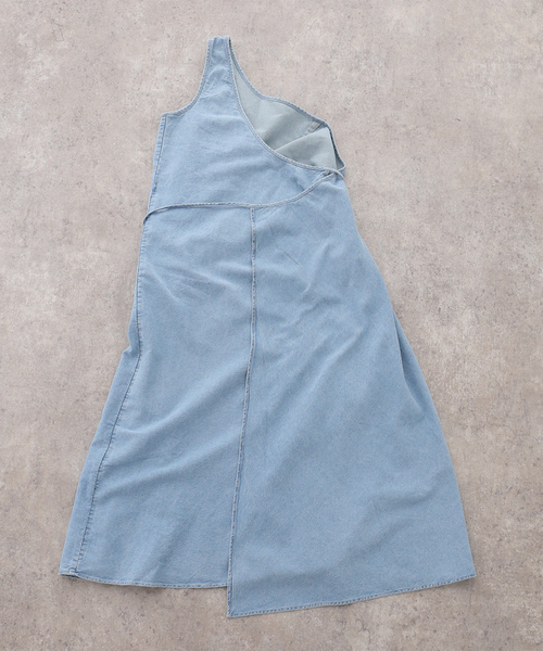 BASERANGE(ベースレンジ)の「【BASERANGE/ベースレンジ】 EYE DRESS(ワンピース・レディース・ブルー・SMALL)」の2枚目の写真