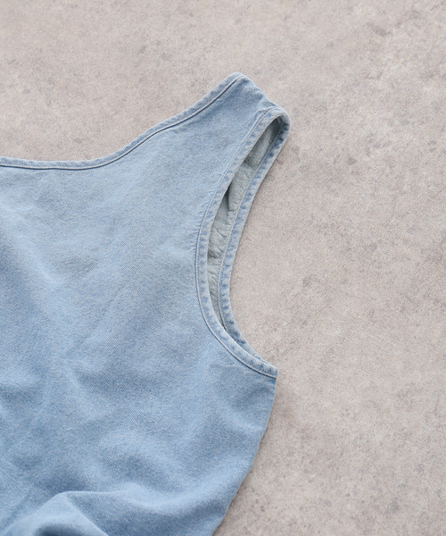 BASERANGE(ベースレンジ)の「【BASERANGE/ベースレンジ】 EYE DRESS(ワンピース・レディース・ブルー・SMALL)」の3枚目の写真