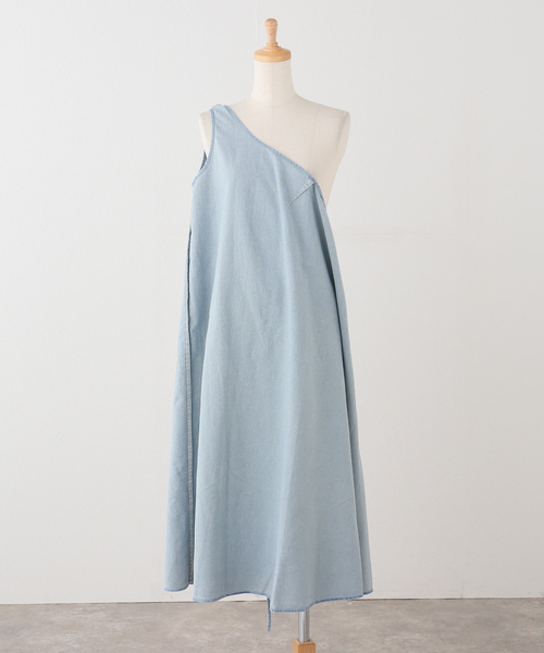 BASERANGE(ベースレンジ)の「【BASERANGE/ベースレンジ】 EYE DRESS(ワンピース・レディース・ブルー・SMALL)」の5枚目の写真