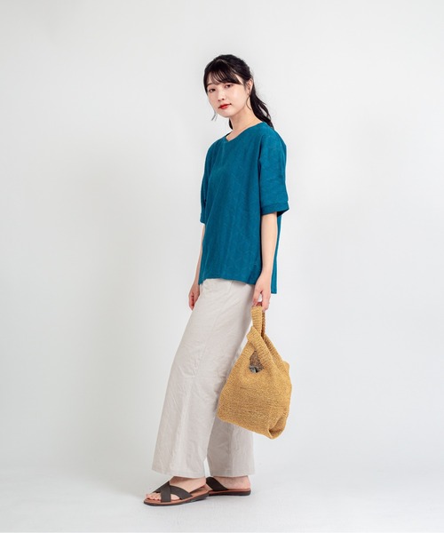 The Bagmati(ザバグマティ)の「【The Bagmati/ザバグマティ】ミニ ニットトートバッグ(トートバッグ・レディース・ブラック×ゴールド/ナチュラル・FREE)」の13枚目の写真
