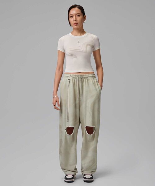 JORDAN BRAND(ジョーダンブランド)の「ジョーダン フリース ウィメンズ バギー パンツ / Jordan Fleece Women's Baggy Pants IR7792-133 Sail(その他パンツ・レディース・クリーム・M/L/S/XL/XS)」の6枚目の写真