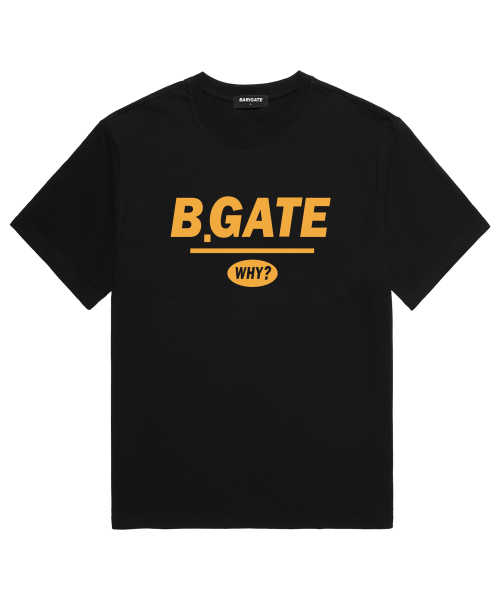 BARIGATE(バリゲート)の「B-GATEロゴ半袖Tシャツ (BRTS001) ブラック/イエロー(Tシャツ/カットソー・レディース・その他・LARGE/XX-LARGE/X-LARGE/SMALL/MEDIUM)」の1枚目の写真