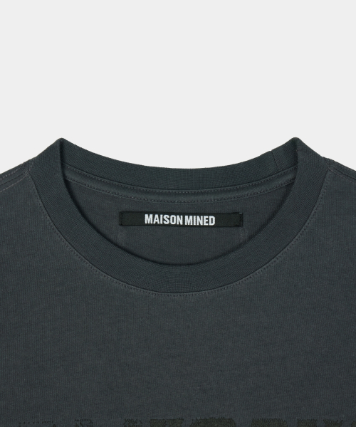 MAISON MINED(メゾンミネド)の「MMXVIII LONG SLEEVE CHARCOAL(Tシャツ/カットソー・メンズ・その他・SMALL/MEDIUM/LARGE)」の2枚目の写真