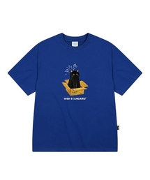 [ヤンステルX1989] CAT IN BOX クールコットンオーバーサイズ半袖 (SISSTD-0212)