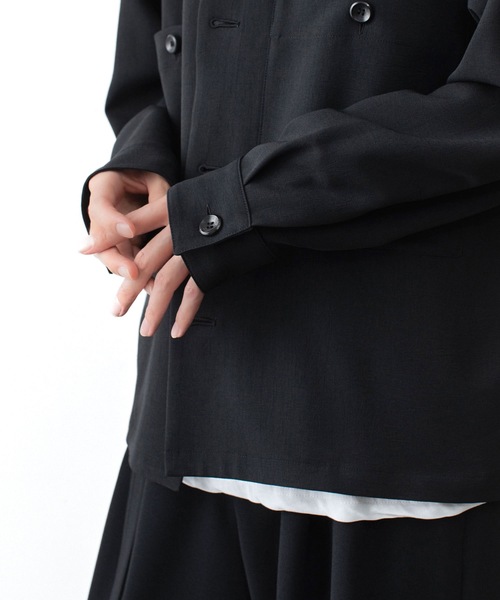 ATTACHMENT(アタッチメント)の「【 LIMITED 】ポリエステル ライト トロピカル オーバーサイズ シャツブルゾン / PE LIGHT TROPICAL OVERSIZED SHIRT BLOUSON(ブルゾン・メンズ・グレー/ライトブルー/ブラック・4/3/2/1)」の14枚目の写真