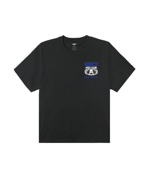 OBEY(オベイ)の「【OBEY】 KNOW THYSELF(Tシャツ/カットソー・レディース・ホワイト/ブラック・SMALL)」の2枚目の写真