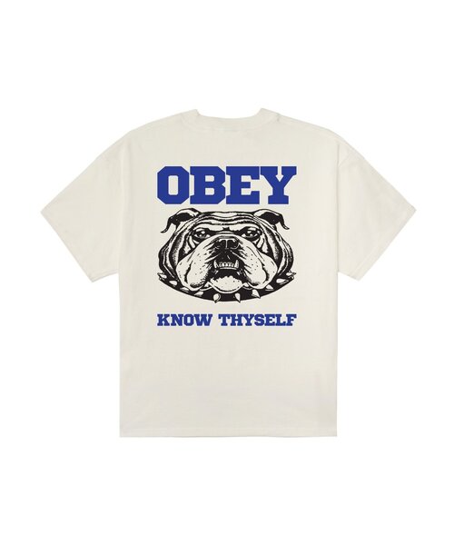OBEY(オベイ)の「【OBEY】 KNOW THYSELF(Tシャツ/カットソー・レディース・ホワイト/ブラック・SMALL)」の3枚目の写真