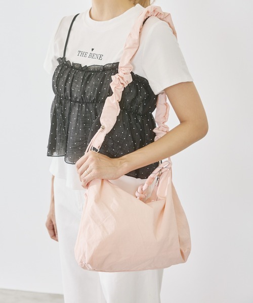 P.V.T(ピーブイティー)の「ロープハンドルショルダーバッグ(ショルダーバッグ・レディース・LT.Gray/PINK/White/Yellow/Black・F)」の16枚目の写真
