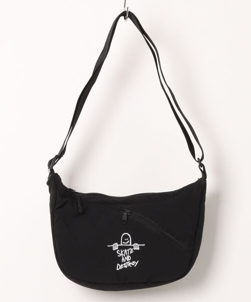 THRASHER(スラッシャー)の「THRASHER BACKSLASH SHOULDER(ST)(ショルダーバッグ・メンズ・ブラック系その他/ブラック系その他2・FREE)」の2枚目の写真