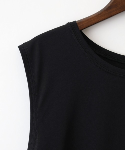 SpRay（スプレイ）の「すそレースノースリーブ　Ｔシャツ（Tシャツ/カットソー・レディース・ブラック/オフホワイト・FREE）」の9枚目の写真