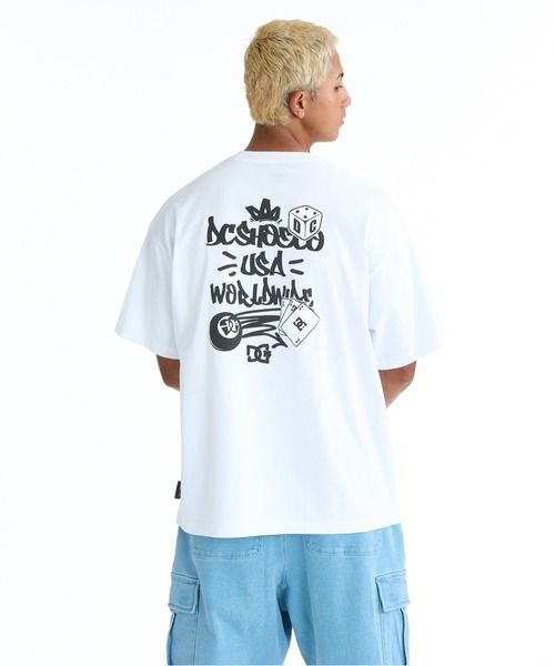 DC SHOES(ディーシーシューズ)の「DC SHOES メンズ 26 GRAFFITI SS Tシャツ 【2026年春夏モデル】(Tシャツ/カットソー・メンズ・ホワイト/ブラック/ホワイト系その他・MEDIUM/LARGE/X-LARGE)」の3枚目の写真