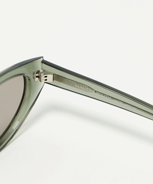 BEAUTY&YOUTH UNITED ARROWS（ビューティーアンドユースユナイテッドアローズ）の「フォックスキャット サングラス（サングラス・レディース・オリーブ/ブラック・FREE）」の8枚目の写真