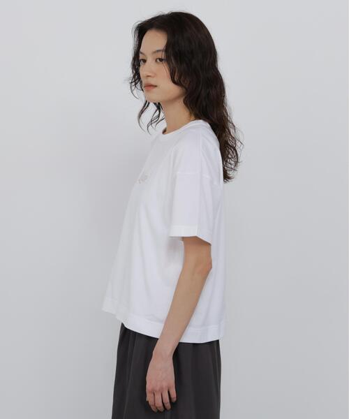 human woman(ヒューマンウーマン)の「◆プリントロゴTシャツ(Tシャツ/カットソー・レディース・ホワイト/ブルー/グレー・MEDIUM)」の15枚目の写真