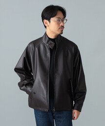 BEAMS F | 【別注】BARACUTA / G4 フェイクレザー ショート ブルゾン(ブルゾン)