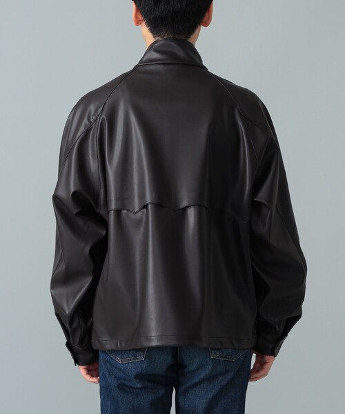 BEAMS F(ビームスエフ)の「【別注】BARACUTA / G4 フェイクレザー ショート ブルゾン(ブルゾン・メンズ・ダークブラウン・38/42/40)」の9枚目の写真