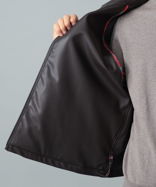 BEAMS F(ビームスエフ)の「【別注】BARACUTA / G4 フェイクレザー ショート ブルゾン(ブルゾン・メンズ・ダークブラウン・38/42/40)」の12枚目の写真