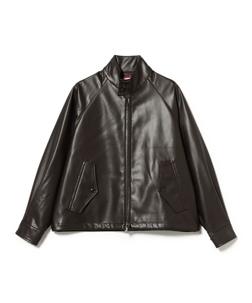 BEAMS F(ビームスエフ)の「【別注】BARACUTA / G4 フェイクレザー ショート ブルゾン(ブルゾン・メンズ・ダークブラウン・38/42/40)」の15枚目の写真