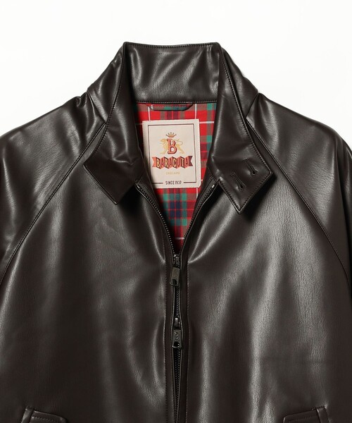 BEAMS F(ビームスエフ)の「【別注】BARACUTA / G4 フェイクレザー ショート ブルゾン(ブルゾン・メンズ・ダークブラウン・38/42/40)」の16枚目の写真