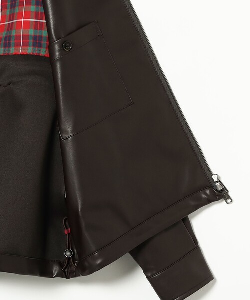 BEAMS F(ビームスエフ)の「【別注】BARACUTA / G4 フェイクレザー ショート ブルゾン(ブルゾン・メンズ・ダークブラウン・38/42/40)」の19枚目の写真