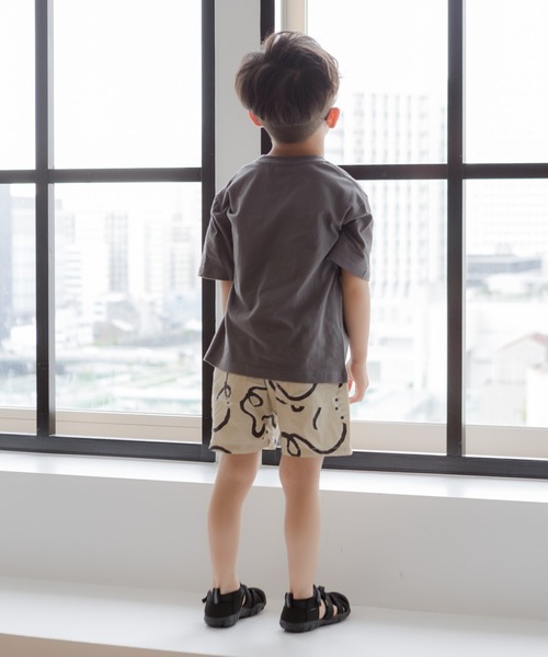 MAKE YOUR DAY(メイクユアデイ)の「うにょうにょ総柄4分丈パンツ(その他パンツ・キッズ・ベージュ/チャコールグレー・80/90/100/120/140/130/110)」の10枚目の写真