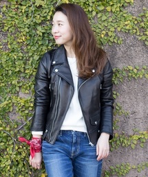 SHIPS for women | ダブルジップライダース◇(ライダースジャケット)