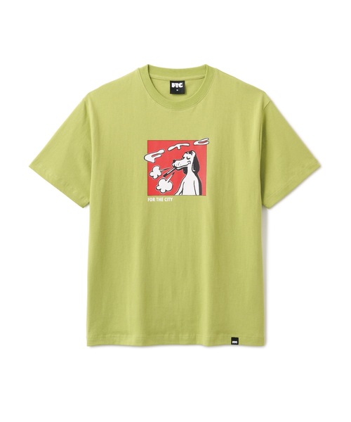 FTC（エフティーシー）の「SMOKING DOG TEE（Tシャツ/カットソー・メンズ・イエロー系その他/ブラック/ホワイト・MEDIUM/LARGE/X-LARGE/SMALL）」の3枚目の写真