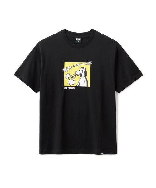 FTC（エフティーシー）の「SMOKING DOG TEE（Tシャツ/カットソー・メンズ・イエロー系その他/ブラック/ホワイト・MEDIUM/LARGE/X-LARGE/SMALL）」の2枚目の写真