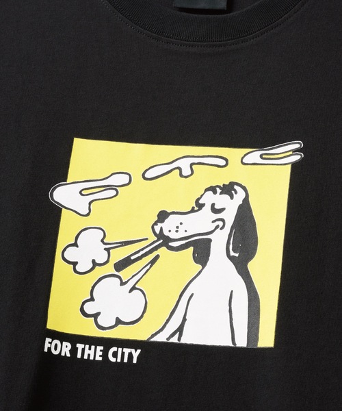 FTC（エフティーシー）の「SMOKING DOG TEE（Tシャツ/カットソー・メンズ・イエロー系その他/ブラック/ホワイト・MEDIUM/LARGE/X-LARGE/SMALL）」の5枚目の写真