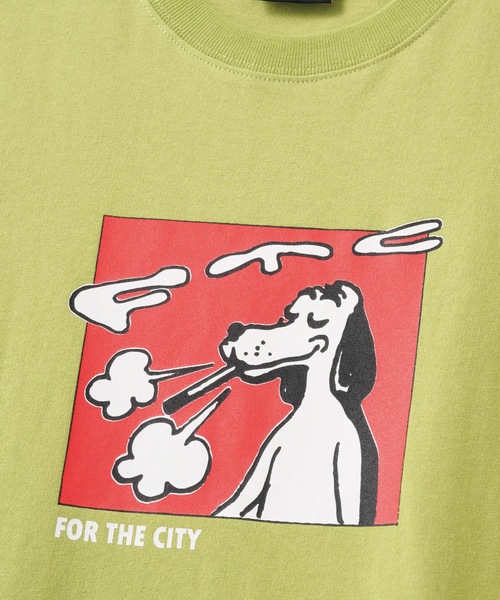 FTC（エフティーシー）の「SMOKING DOG TEE（Tシャツ/カットソー・メンズ・イエロー系その他/ブラック/ホワイト・MEDIUM/LARGE/X-LARGE/SMALL）」の6枚目の写真