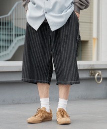 ROOPTOKYO | ペインターショーツ ペインターパンツ ピンストライプ ショートパンツ 2026年 夏 夏服(デニムパンツ)