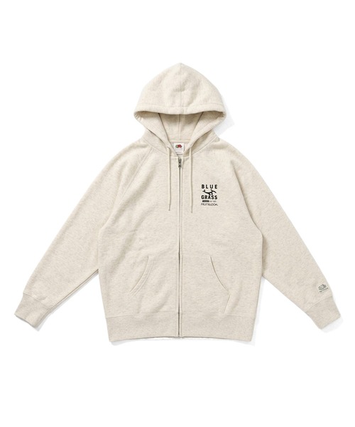 FRUIT OF THE LOOM(フルーツオブザルーム)の「BENNYS MORNING ZIP-UP HOODIE 1(パーカー・メンズ・アイボリー/ブラック・M/L)」の1枚目の写真