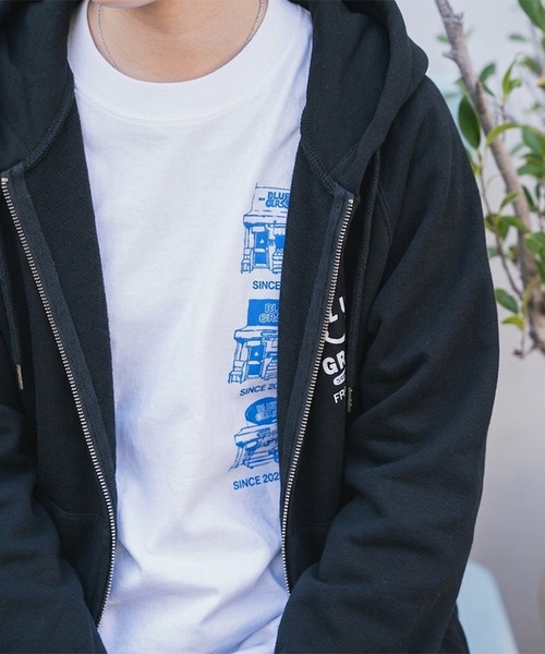 FRUIT OF THE LOOM(フルーツオブザルーム)の「BENNYS MORNING ZIP-UP HOODIE 1(パーカー・メンズ・アイボリー/ブラック・M/L)」の10枚目の写真