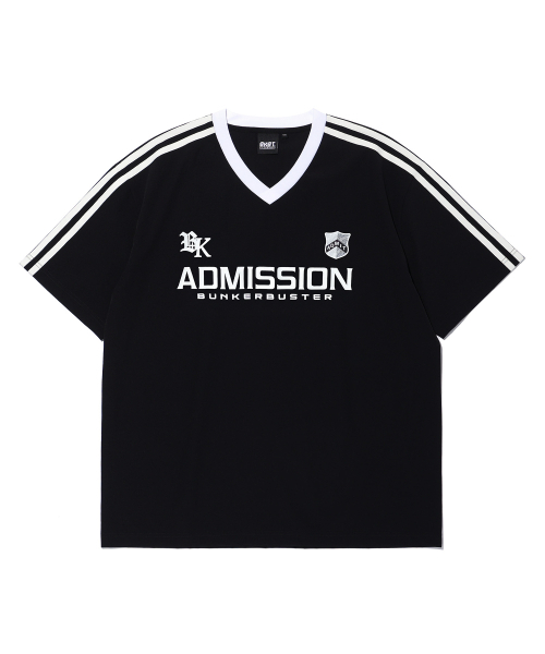 BUNKERBUSTER(バンカーバスター)の「アドミッショントラック配色半袖Tシャツ MQ2TU223_BLACK(Tシャツ/カットソー・メンズ・その他・95/100/105)」の1枚目の写真