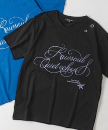 【13】スタッズ/アイレット Y2KデザインTシャツ ショート丈あり