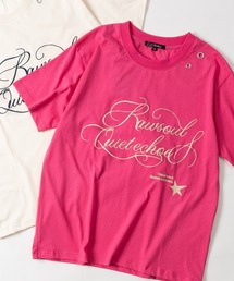 【13】スタッズ/アイレット Y2KデザインTシャツ ショート丈あり