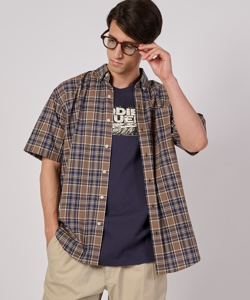 Eddie Bauer（エディーバウアー）の「タイドゥランズ 半袖シャツ（シャツ/ブラウス・メンズ・ブラウン系/ベージュ系/アイボリー系/グリーン系/ライトグリーン系/ブルー系・S/M/L/XL/XXL）」の2枚目の写真