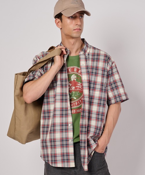 Eddie Bauer（エディーバウアー）の「タイドゥランズ 半袖シャツ（シャツ/ブラウス・メンズ・ブラウン系/ベージュ系/アイボリー系/グリーン系/ライトグリーン系/ブルー系・S/M/L/XL/XXL）」の3枚目の写真